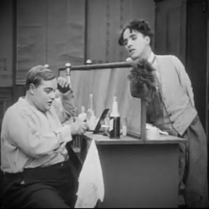 Roscoe and Charlie Chaplin